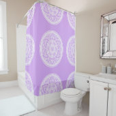 Rideaux De Douche Lavender Mandala (En situation)