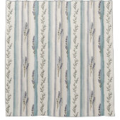 Rideaux De Douche Lavender Striped  (Devant)