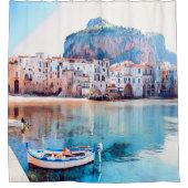 Rideaux De Douche ldp CEFALÙ - Sicile - plage - panorama (Devant)