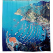 Rideaux De Douche ldp PÈRE NOËL CATALINA Island - Californie - port (Devant)