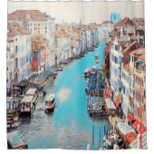 Rideaux De Douche ldp VENICE - Vue sur le Grand Canal du Rialto (Devant)