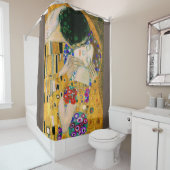 Rideaux De Douche Le Baiser de Gustav Klimt (En situation)