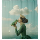 Rideaux De Douche Le baiser du prince de la grenouille (Devant)