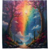 Rideaux De Douche Le bout du chemin est un arc-en-ciel (Devant)