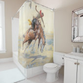 Rideaux De Douche Le Bucker 1904 Charles Marion Russell (En situation)