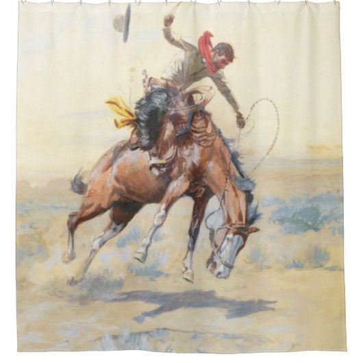 Rideaux De Douche Le Bucker 1904 Charles Marion Russell (Devant)