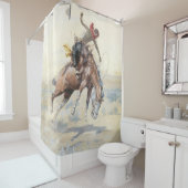 Rideaux De Douche Le Bucker 1904 Par Charles Marion Russell (En situation)