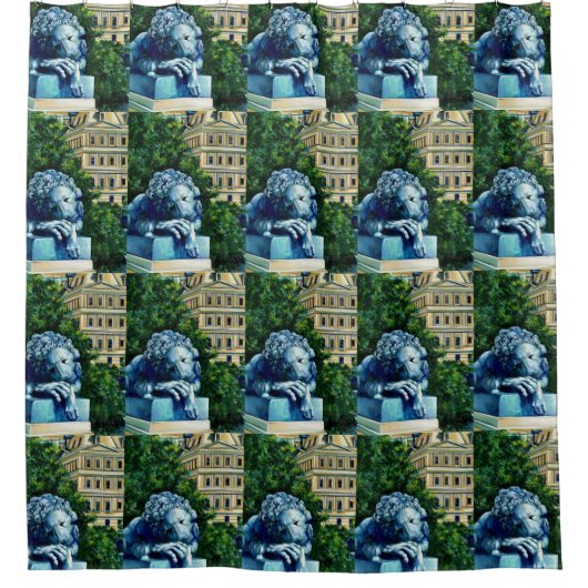 Rideaux De Douche Le Chat qui a mangé le canari (Devant)