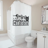RIDEAUX DE DOUCHE LE CHATS M30W 8 BITS (En situation)