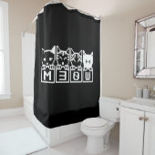 RIDEAUX DE DOUCHE LE CHATS M30W 8 BITS (En situation)