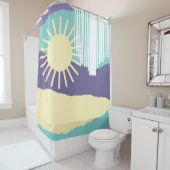 Rideaux De Douche Le ciel tombe 3 (En situation)