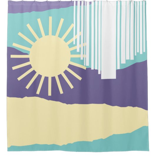 Rideaux De Douche Le ciel tombe 3 (Devant)