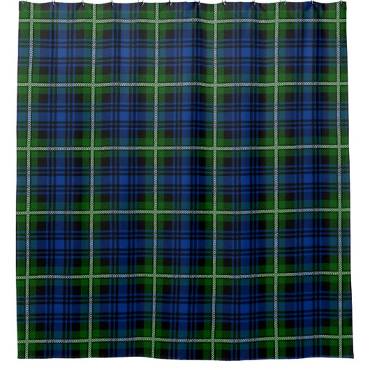 Rideaux De Douche Le Clan écossais Forbes Tartan Plaid (Devant)