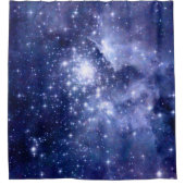 Rideaux De Douche Le cobalt rêve l'univers de l'espace de galaxies (Devant)