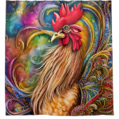 Rideaux De Douche Le coq : Une beauté à voir (Devant)