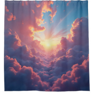Rideaux De Douche Le Crépuscule Se Fraye Un Chemin – Paysage De Crép