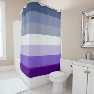 Rideaux De Douche Le drapeau de la fierté lesbienne boucher de Slipp
