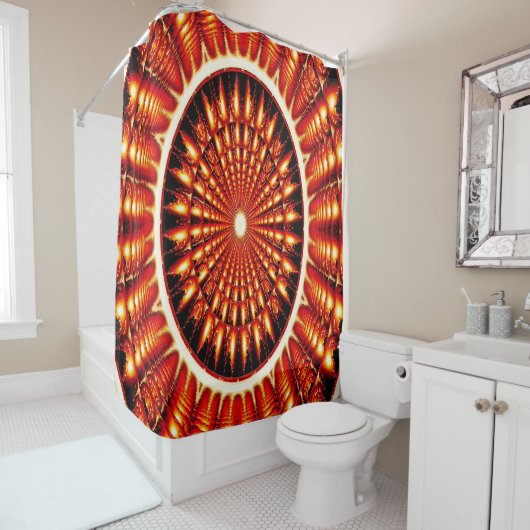 Rideaux De Douche Le Feu de l'intérieur..... (En situation)