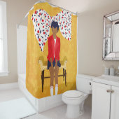 Rideaux De Douche Le grand moment de bow (En situation)
