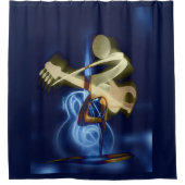 Rideaux De Douche Le Guitar Player, design populaire (Devant)