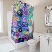 Rideaux De Douche Le jardin par Gustav Klimt (En situation)