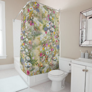 Rideaux De Douche le langage des fleurs