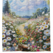 Rideaux De Douche le langage des fleurs (Devant)