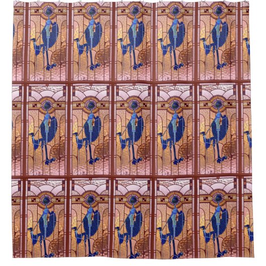 Rideaux De Douche Le lévrier dans le verre (Devant)