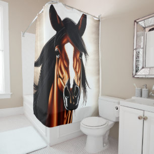 Rideaux De Douche Le Majestic Mustang - L'Esprit De Liberté