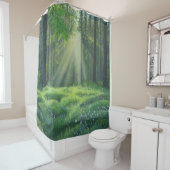 Rideaux De Douche "Le matin a rompu" (En situation)