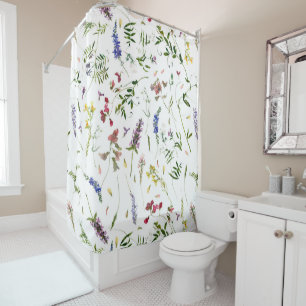 Rideaux De Douche Le Meadow Fleur sauvage scandinave