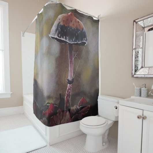Rideaux De Douche Le Mini Champignon Blessé (En situation)