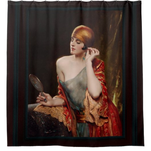 Rideaux De Douche Le miroir du studio par Albert Henry Collings (Devant)