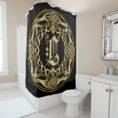 Rideaux De Douche Le monogramme L changement brusque de (En situation)