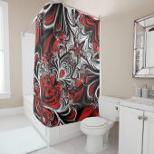 Rideaux De Douche Le motif de Fractal (En situation)