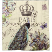 Rideaux De Douche Le paon de Paris (Devant)