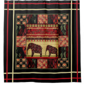 Rideaux De Douche Le patchwork africain (Devant)