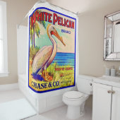 Rideaux De Douche Le Pélican blanc (En situation)