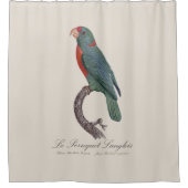Rideaux De Douche Le Perroquet Langlois de Jacques Barraband (Devant)