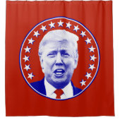 Rideaux De Douche Le président Donald Trump en rouge  (Devant)