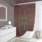 Rideaux De Douche Le protecteur de la justice de Geo tantrum mandala