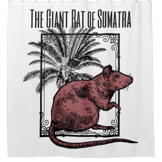 Rideaux De Douche Le Rat géant de Sumatra Holmesian Sherlock Holmes (Devant)