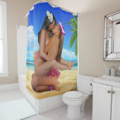 RIDEAUX DE DOUCHE LE RESTREINTE KISS (En situation)