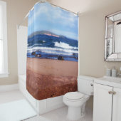 Rideaux De Douche Le rivage du lac Supérieur (En situation)