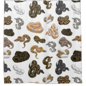 Rideaux De Douche Le serpent de python de boule Morph le motif (Devant)