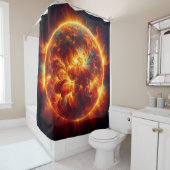 Rideaux De Douche Le Soleil (En situation)