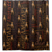 Rideaux De Douche Le Staffordshire Terrier américain - Amstaff (Devant)