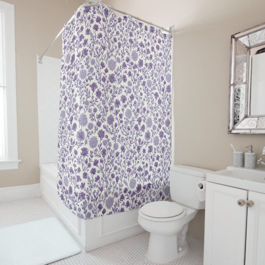 Rideaux De Douche Le Studio Maison Lavande Fleurit (En situation)