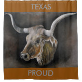 Rideaux De Douche Le Texas Longhorn (Devant)