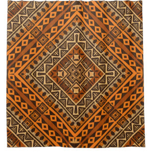Rideaux De Douche Le textile tribal africain : de style ethnique.